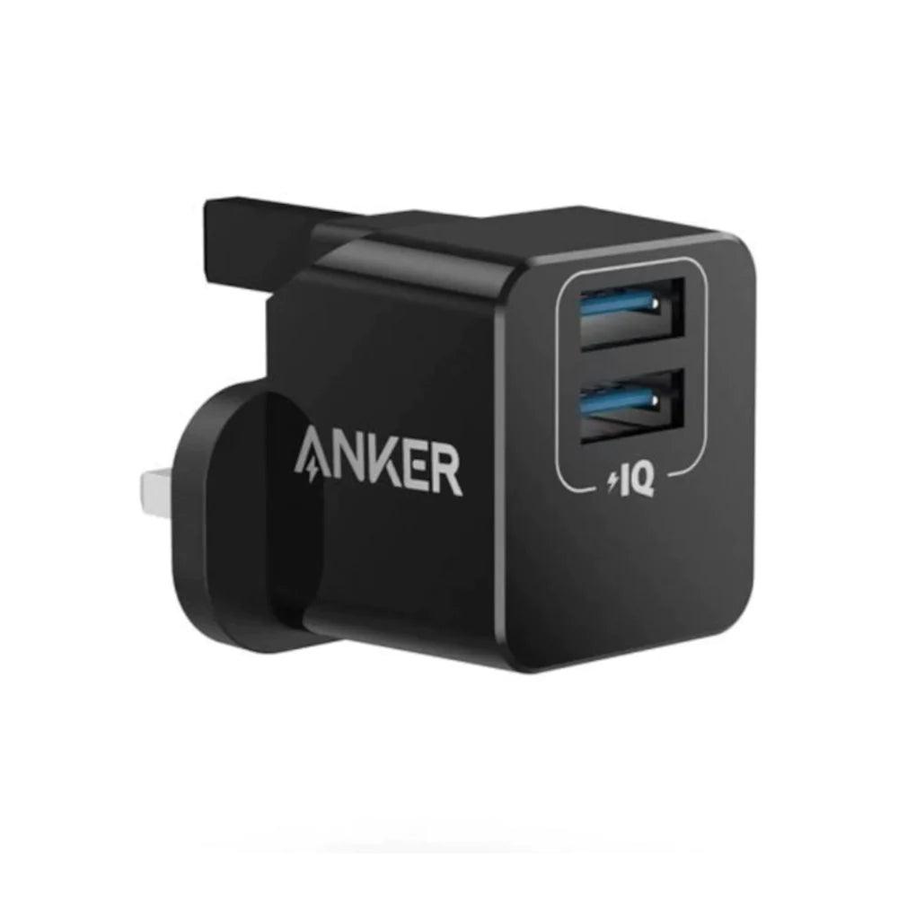 Chargeur Voiture ANKER PowerDrive 2 Alloy Double Ports USB 24W - Noir