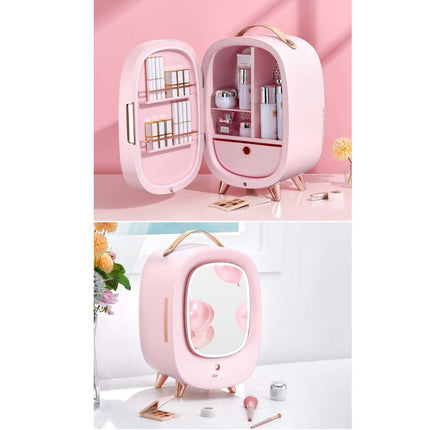 Cosmetic Refrigerator 13L Pink