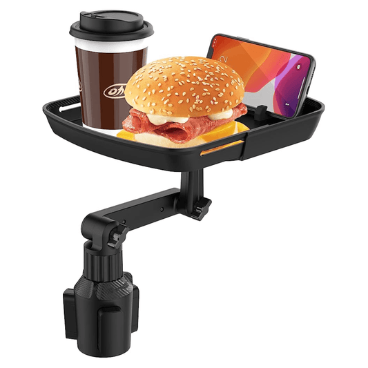 Car Cup Holder Tray With Mobile Holder - Xpressouq