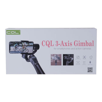 Action camera gimbal stabilizer