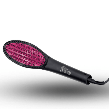 Hair straightener with clips