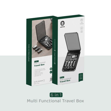 Green Lion 6 in 1 Multi-Functional Travel Box - Xpressouq