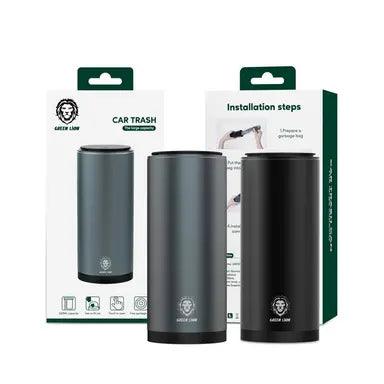 Green Lion Car Trash Can 500mL - Black - Xpressouq