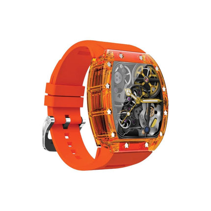 Green Lion Carlos Santos Smart Watch - Orange - Xpressouq