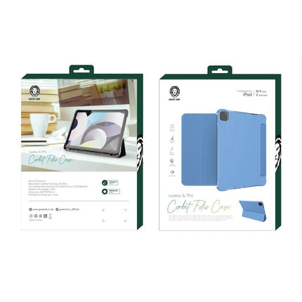 Green Lion Corbet Leather Folio Case iPad 10.9 2020 & 11 2020/2021 - Xpressouq