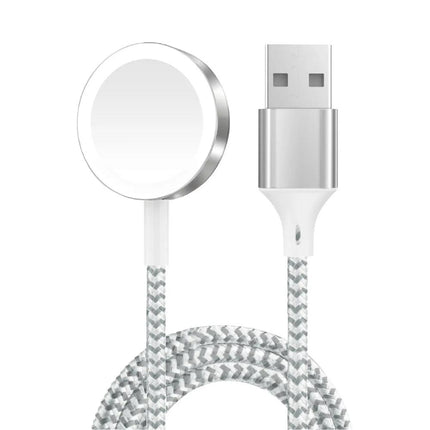 Green Lion Magnetic Braided Charging Cable 1.2M (USB-A Interface) for iWatch - Xpressouq