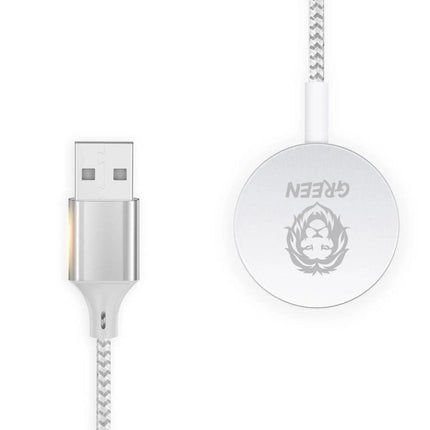 Green Lion Magnetic Braided Charging Cable 1.2M (USB-A Interface) for iWatch - Xpressouq