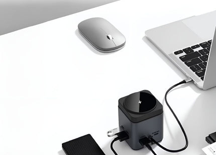 Green Lion 9 In 1 Hub Docking Station - Black