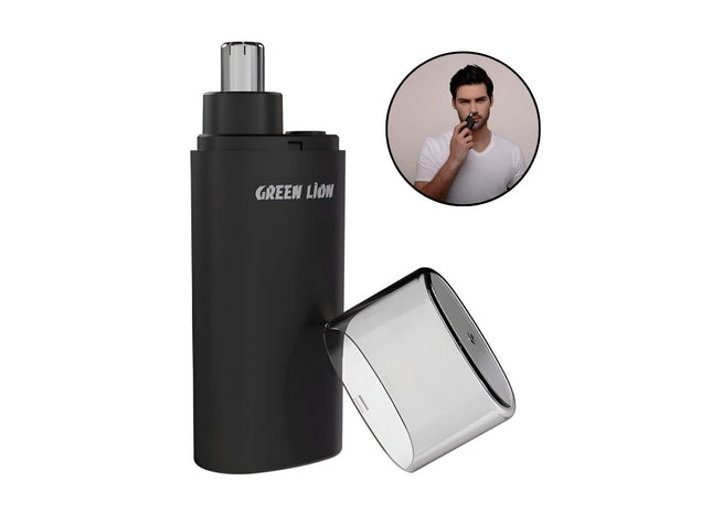 Green Lion Nose Pro  Nose and Ear Trimmer -Black