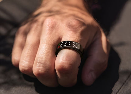 Green Lion Smart Ring  Pro With Digital Display 9 - Black