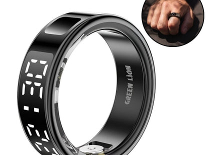 Green Lion Smart Ring  Pro With Digital Display 9 - Black