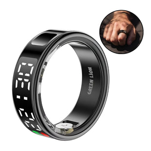 Green Lion Smart Ring  Pro With Digital Display 9 - Black