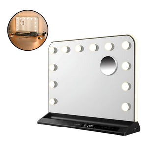 Green Lion  Vanity Mirror - Black