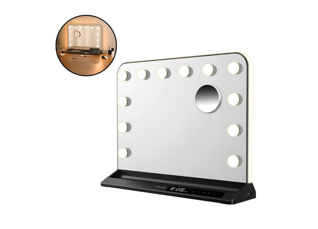 Green Lion  Vanity Mirror - Black