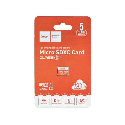 HOCO MEMORY CARD MICROSD TF HIGH SPEED MEMORY 128GB CLASS 10 - Xpressouq