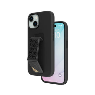 Levelo Morphix Silicone Case With Leather Grip For iPhone 15