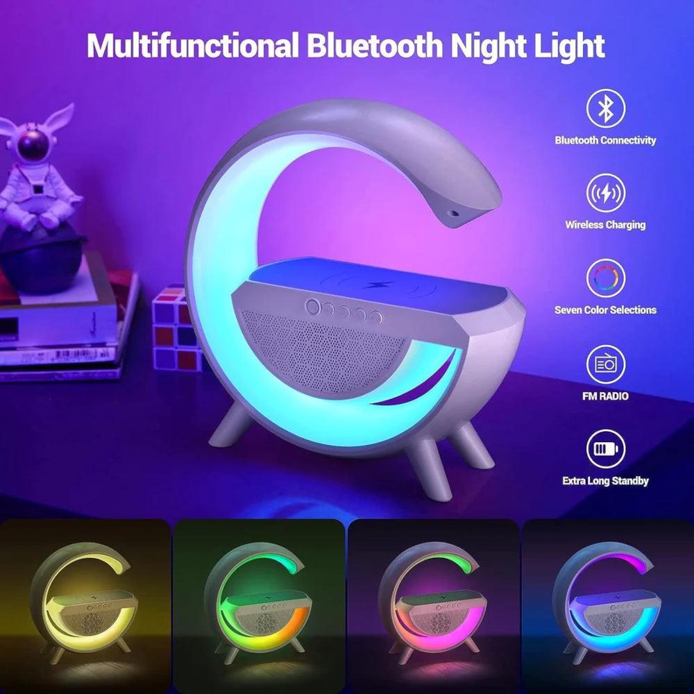 BT2301 LED Wireless Charging Speaker description image