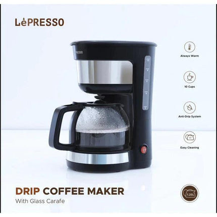 Glass carafe coffee maker