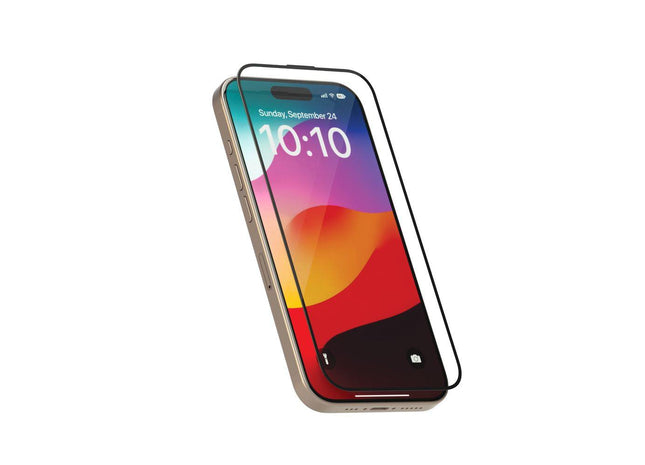 Levelo Full Screen Anti-Static Twice Tempered Glass For iPhone 15