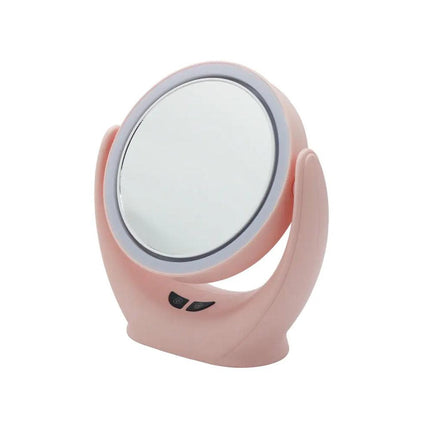 LED makeup mirror with fan