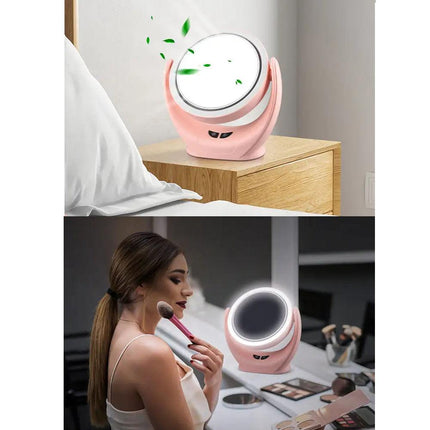 Adjustable lighting mirror