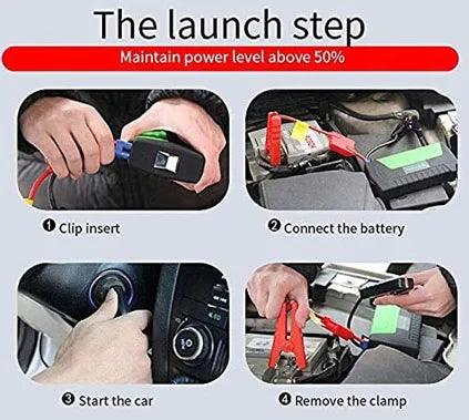 Multifunction Jump Starter with Air Compressor - Xpressouq
