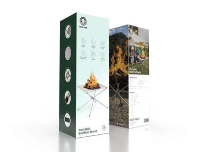 Green Lion Portable  Bonfire Stainless Steel Stand