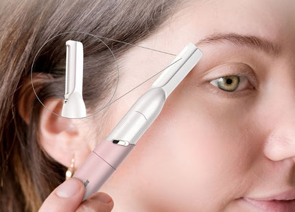 Green Lion Eyebrow  Hair Trimmer - Pink