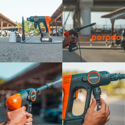 Portable car wash machine