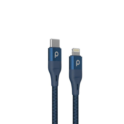 Porodo Braided USB-C to Lightning PD (9V 1.2m) - Xpressouq