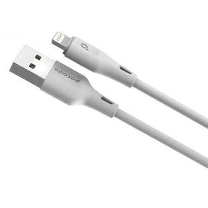 Porodo Charging Cable 1.2Meter 2.4A, PVC Lightning Cable Compatible with iPhone Devices, Lightning Cord Durable Fast Charge and Data Connector - Xpressouq
