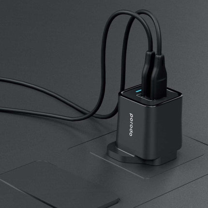 Porodo Dual Port Wall Charger 2.4A - Xpressouq