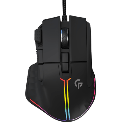 Porodo Gaming 8D Wired RGB Gaming Mouse - Black - Xpressouq