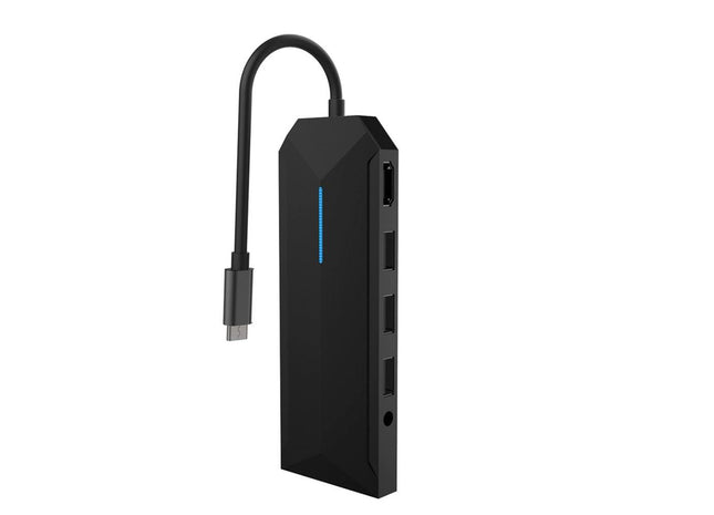 Porodo Gaming 9in1 USB-C HUB 4K Gamers Edition 