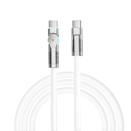 Porodo High-Speed Rotating Connector USB-C To USB-C Cable Data & Fast Charge 1M - Xpressouq