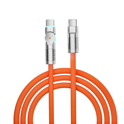 Porodo High-Speed Rotating Connector USB-C To USB-C Cable Data & Fast Charge 1M - Xpressouq