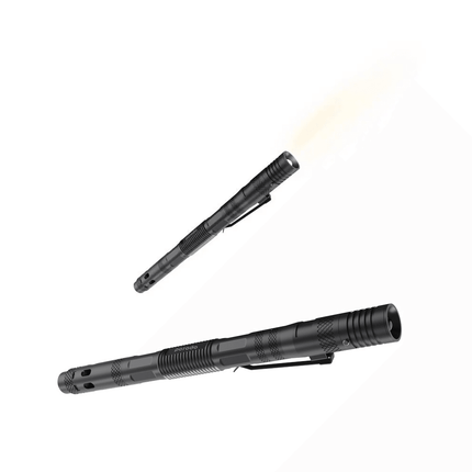 Porodo LifeStyle Outdoor 9in1 Flashlight with Holder Pen