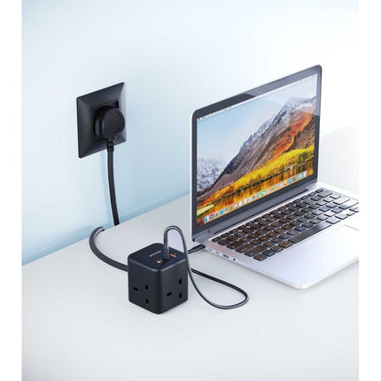 Porodo Multi-Port GaN Power Cube Charger - Xpressouq