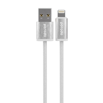 Porodo Woven 2.4A USB A to Lightning Cable 1.2M - Xpressouq