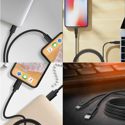 Powerology USB-C Lightning Data and Charge Cable (3m/9.8ft) - Xpressouq