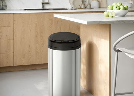 Green Lion Smart Trash Bin 15L Stainless Steel – Silver