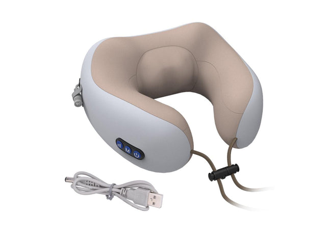 Electric Shiatsu Neck and Shoulder Massage Pillow