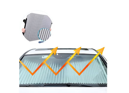 Retractable Front Windshield Visor Clipable Car Windshield Sun Shade