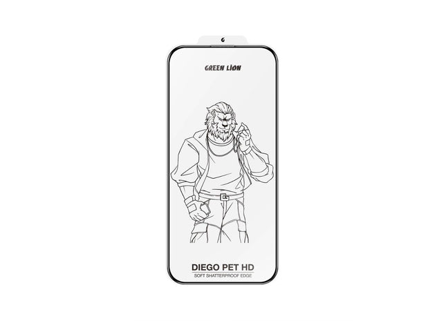 Green Lion Diego Pet HD Screen Protector For iPhone 16 Pro - Clear
