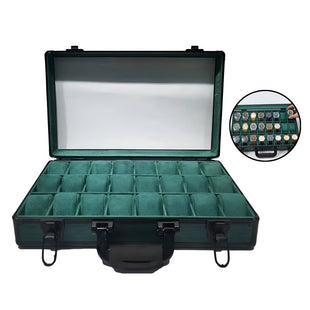 Luxury Watch Storage Organizer Case – 24 Slot Watch Display Box