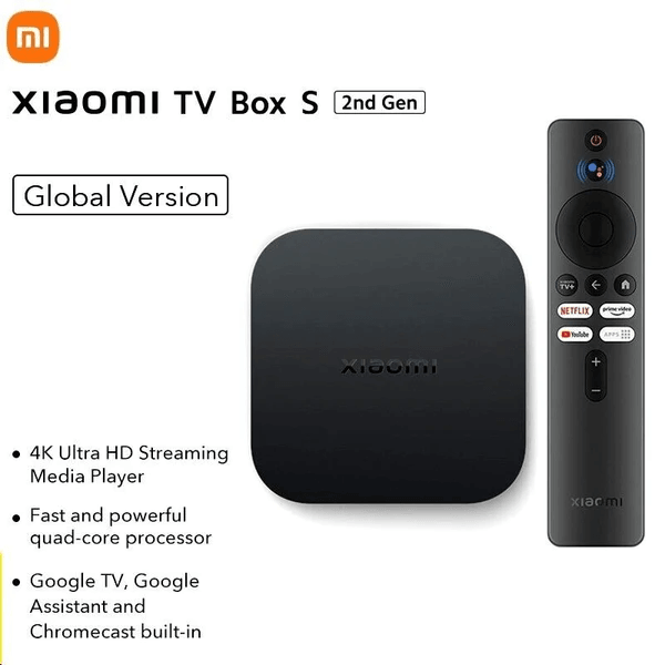 Media Player Xiaomi Mi TV Box S 2da Gen 4K - Preto (MDZ-28-AA) em